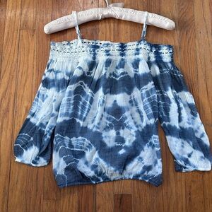 Tie-Dye Off the Shoulder Top